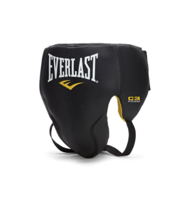 Everlast C3 Protection d'aine en cuir – Sangle auto-agrippante Pro Competition