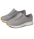 Native Shoes Baskets unisexes Robbie pour enfant, Gris pigeon/blanc coquille/purée en caoutchouc moucheté, 8 Toddler