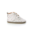 Aster Layas, Chaussons Fille, Blanc, 17/18
