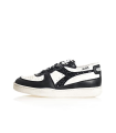 Sneakers Donna Diadora Mi Basket Row Cut Jungle Bianco/Nero 201.177826.c0351
