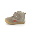 Kickers Sabio, Bottillons Fille, Gris, 18