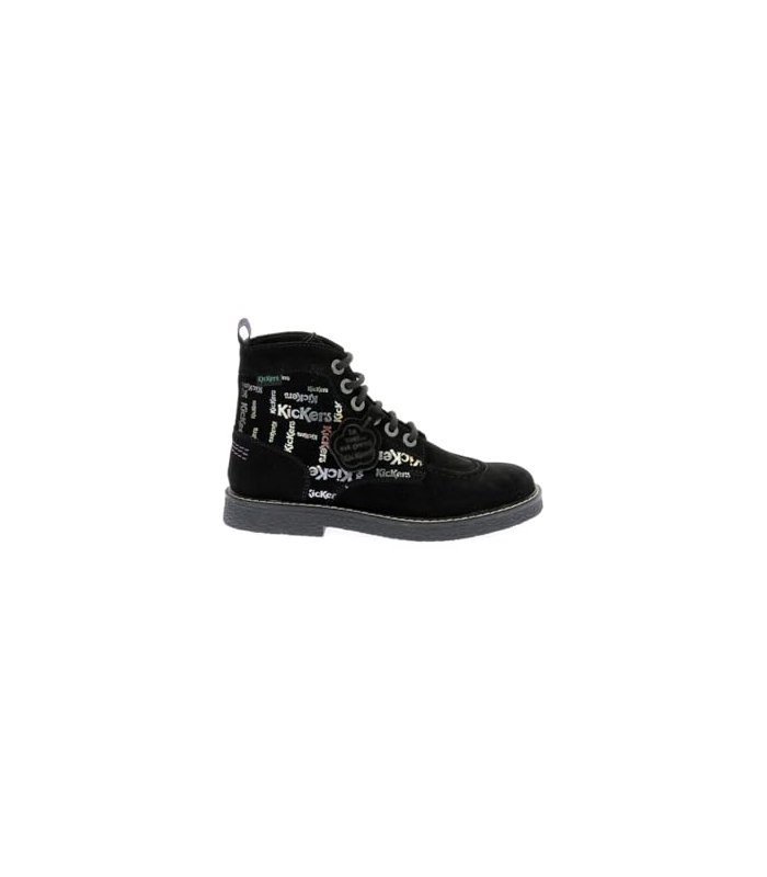 Kickers Legendary, Bottillons Femme, Noir Print, 36