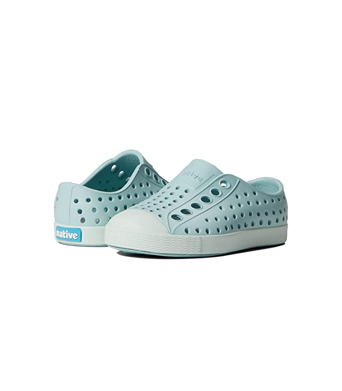 Native Shoes Jefferson Slip-on Sneakers (Toddler/Little Kid) Sage Green/Ocean Grey 9 Toddler M
