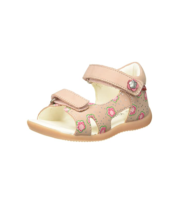 Binsia, Sandales Fille, Rose, 19