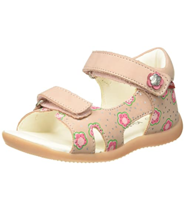 Binsia, Sandales Fille, Rose, 19