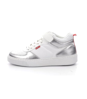 Kickers Restylemid, Sneakers Hautes Femme, Blanc, 40