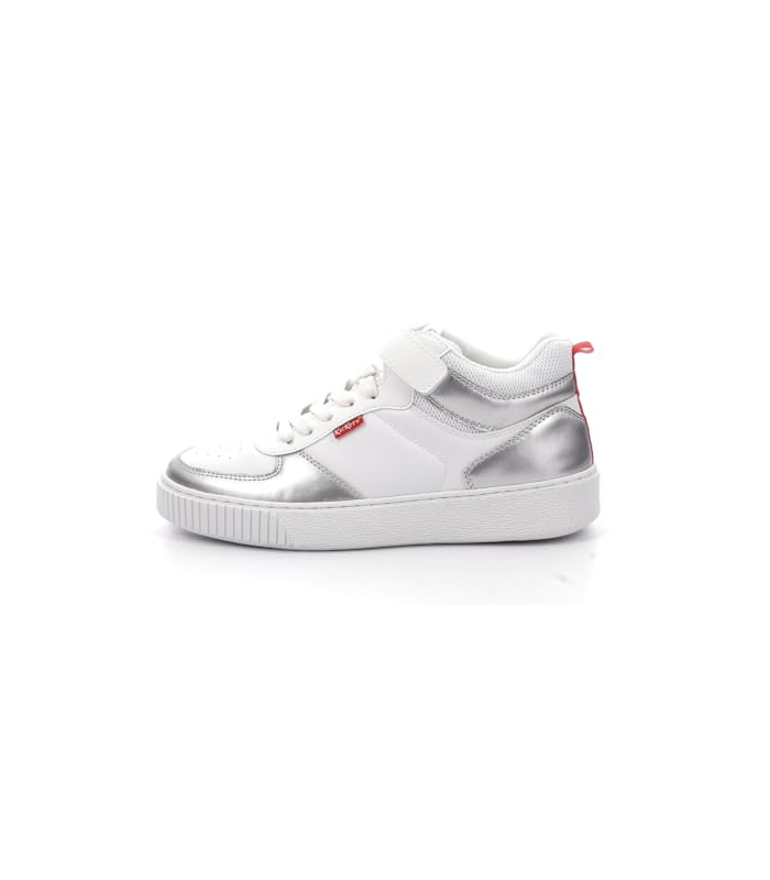 Kickers Restylemid, Sneakers Hautes Femme, Blanc, 40