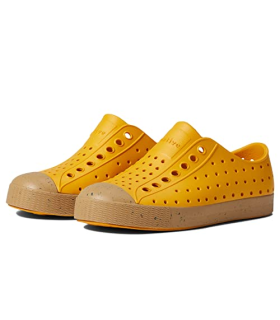 Native Shoes Kids Unisex Jefferson Bloom (Little Kid/Big Kid) Wheat Yellow/Almond Beige/Jiffy Speckles 4 Big Kid M