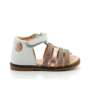 Nime, Sandales Fille, Blanc, 25