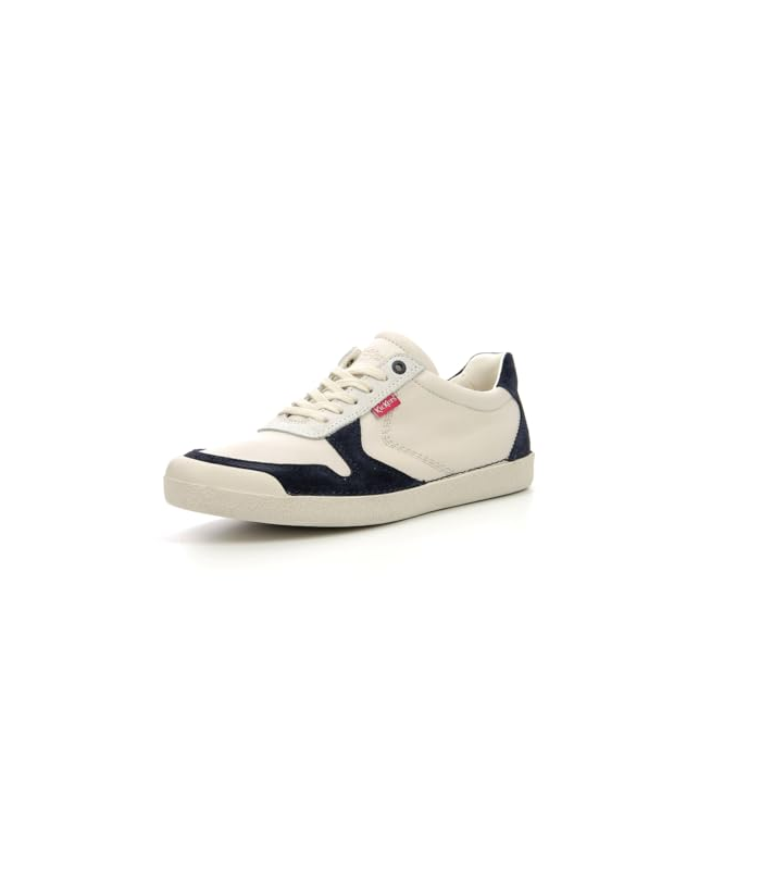 Kickers Trecky, Sneakers Basses Homme, Blanc, 40