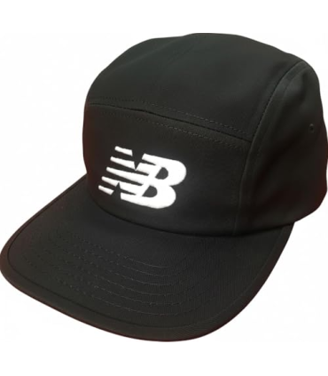 New Balance Casquette de Baseball Unisexe, Noir, Ajustable, Strapback Métallique, Style Sport Urbain