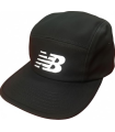 New Balance Casquette de Baseball Unisexe, Noir, Ajustable, Strapback Métallique, Style Sport Urbain