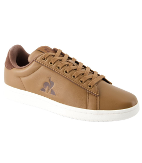 Le Coq Sportif Mixte LCS Court Clean Brown Basket - Livraison Gratuite