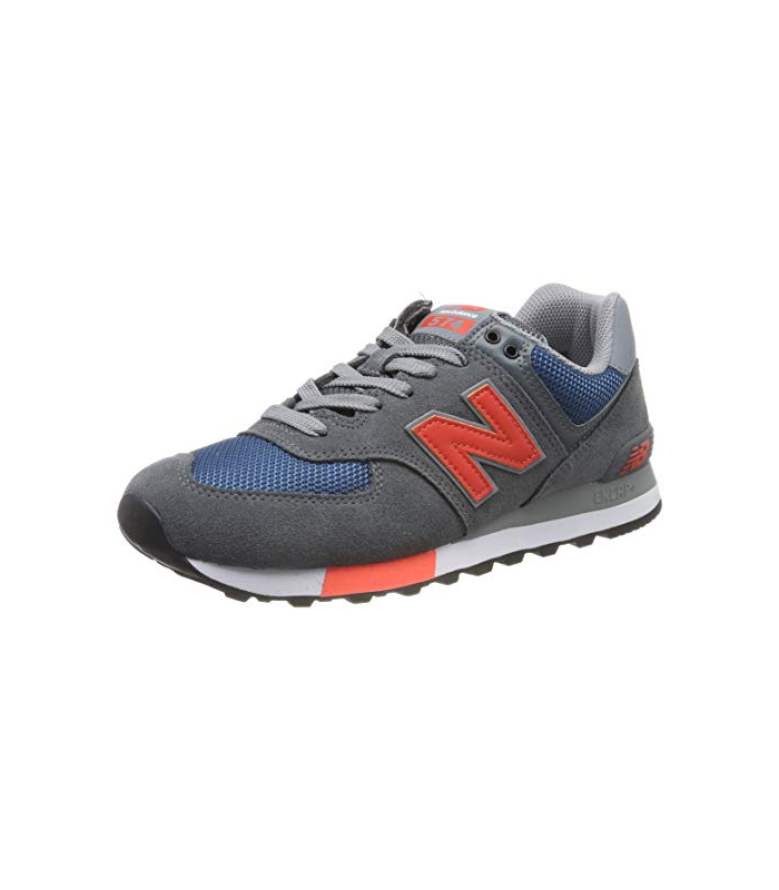 New Balance 574v2, Baskets Homme, Gris Grey/Blue), 44.5 EU