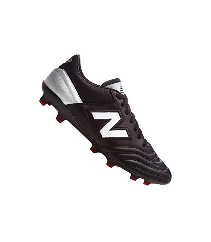 New Balance MiUK One, Chaussure de Foot, Black-White, Taille 8 US (41.5 EU)