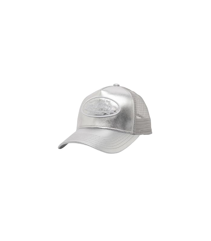 Von Dutch Casquette trucker Adelaide Silver métallisé, taille unique, argenté, taille unique