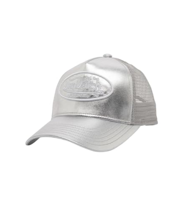Von Dutch Casquette trucker Adelaide Silver métallisé, taille unique, argenté, taille unique