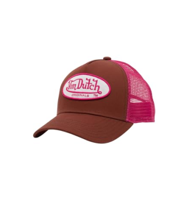 Von Dutch Casquette trucker Boston marron, rose, marron, taille unique, marron, taille unique