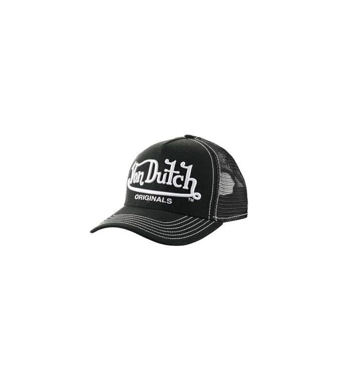 Von Dutch Casquette trucker Riverside Noir/blanc/noir Taille unique, Noir , taille unique
