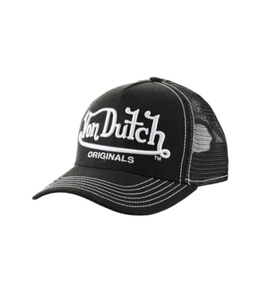 Von Dutch Casquette trucker Riverside Noir/blanc/noir Taille unique, Noir , taille unique