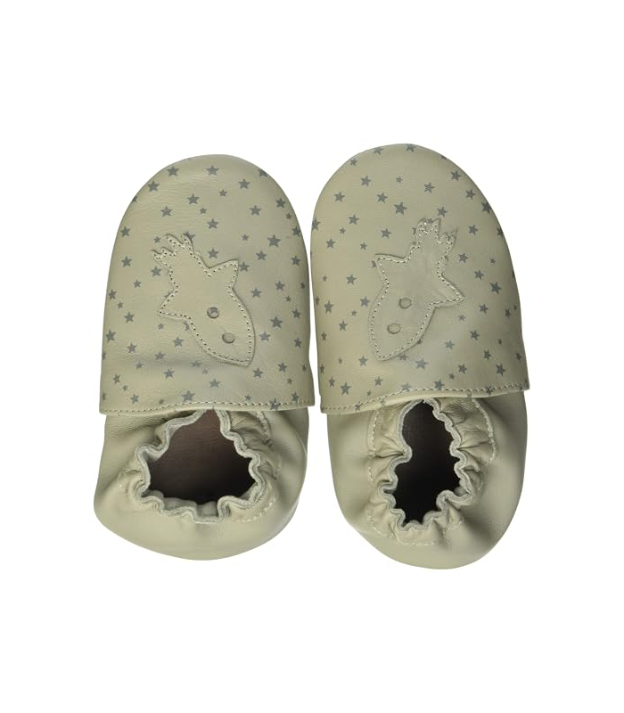 ROBEEZ - Robeez Bébé garçon Rocket Star Chausson - B0DR9XV4WZ - Couleur Kaki, Tailles 18 EU
