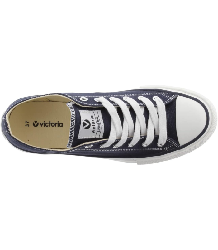 Victoria Baskets Unisexe Tribu Toile & Bout en Caoutchouc 106550 bleu