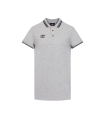 Umbro Bas Net Polo Pq, Polo, Gris Chine/Noir, M