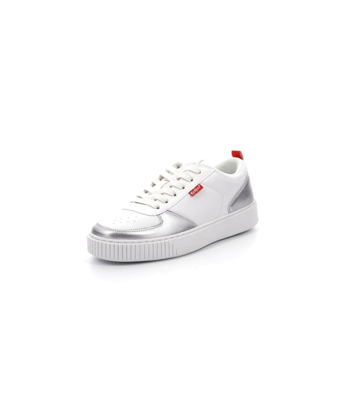 Kickers Restylelow, Sneakers Basses Femme, Blanc, 40
