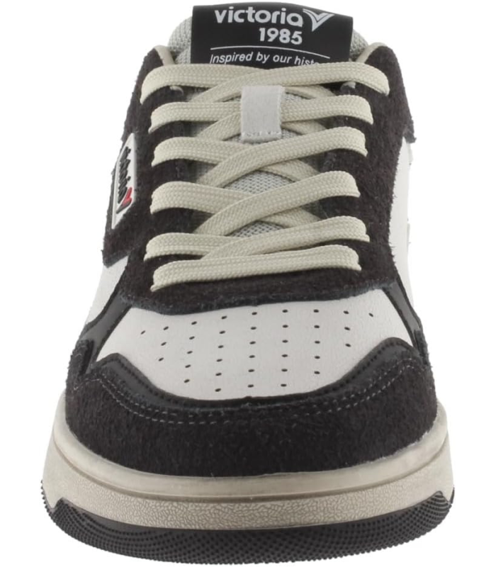 Victoria 1985 Basket Basse Unisexe C80 Cuir & Pièces Colorées