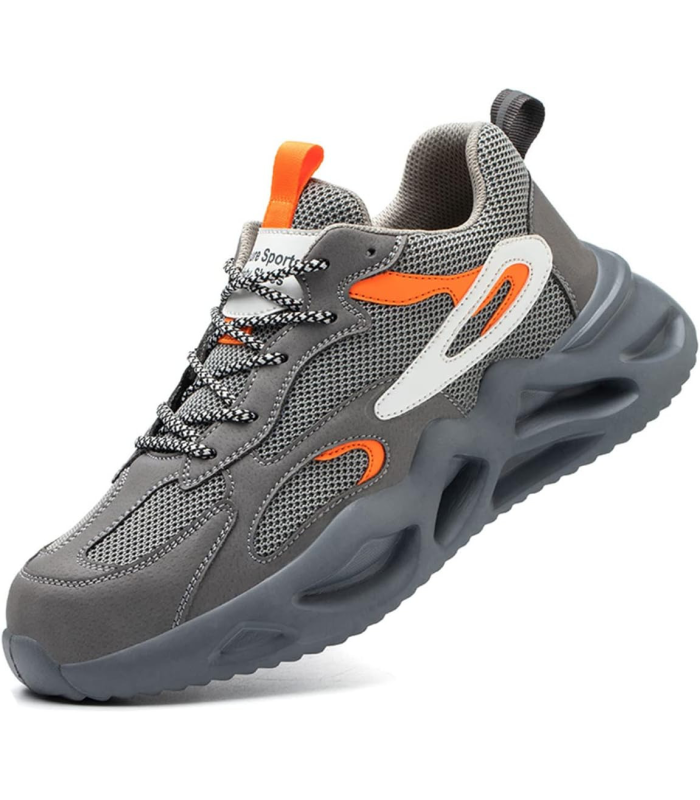Chaussure de Securité Homme Femme Legere Chaussures de Travail Embout Acier Protection Respirantes Basket de Securite Unisexes