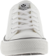 Victoria Basket Basse Tribu Effet Cuir & Lacets Blancs 1065184 pour Femme
