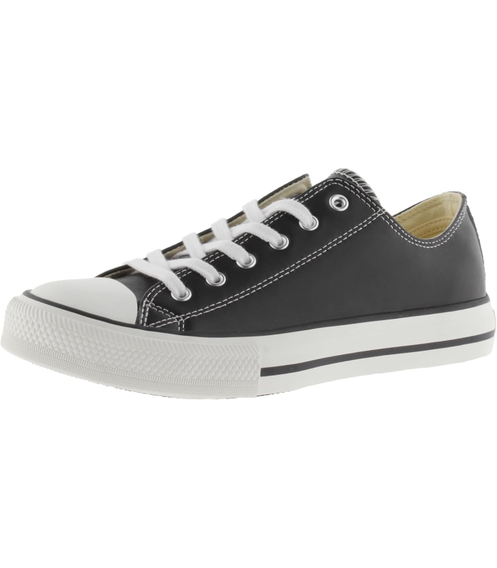 Victoria Basket Basse Tribu Effet Cuir & Lacets Blancs 1065184 pour Femme