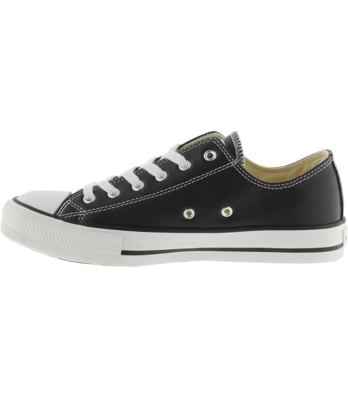 Victoria Basket Basse Tribu Effet Cuir & Lacets Blancs 1065184 pour Femme