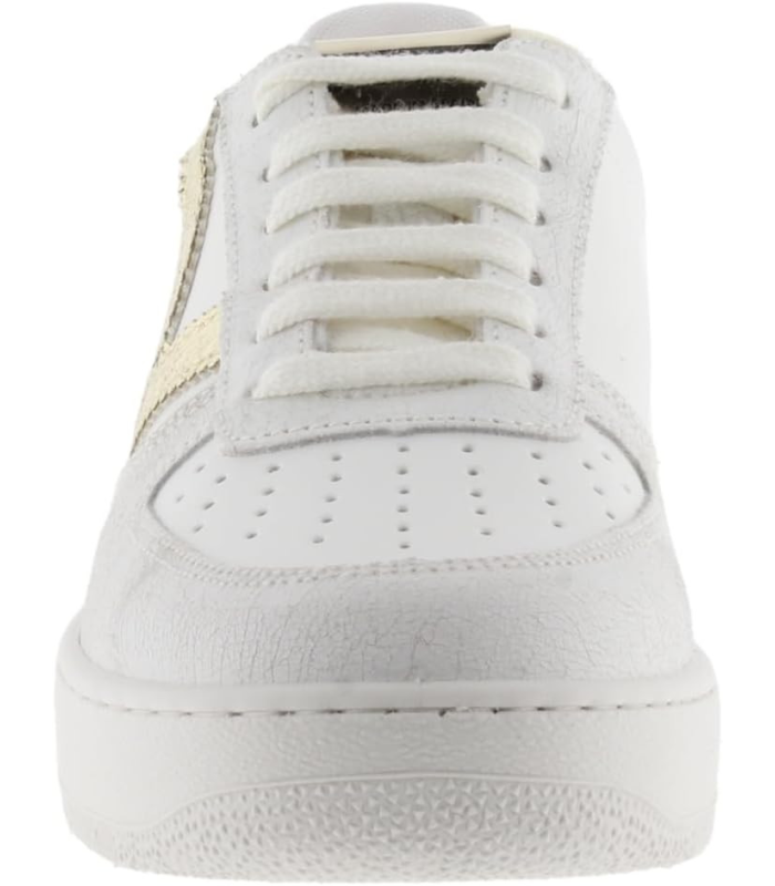 Victoria Basket Basse Madrid Effet Cuir & Pièces Métallisées & Effet Craquelé 1258233 pour Femme