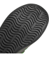 adidas Mixte Enfant VL Court 3.0 Hook and Loop Kids Shoes, Core Black/Screaming Green/Carbon, 32 EU