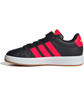 adidas Mixte Enfant Grand Court 3.0 Shoes Children, Core Black/Lucid Red/Lucid Lemon, 33 EU : Amazon.fr: Mode