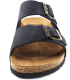 Casual Sandales en cuir nubuck pour homme - Mules en cuir véritable avec semelle en liège - Fabriquées en Espagne