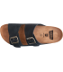 Casual Sandales en cuir nubuck pour homme - Mules en cuir véritable avec semelle en liège - Fabriquées en Espagne