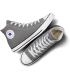 Converse Chaussures monochromes All Star Hi Unisexe
