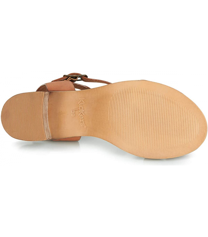 Kickers Volou, Sandales Bout Ouvert Femme