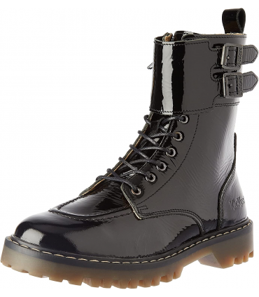 Kickers Deckranger noir verni, Chaussure Femme