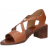 Volubilis, Sandales Femme, Camel, 38