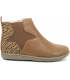 Kickers Vermillon camel, Boots Fille,